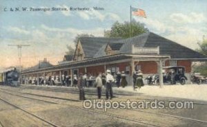 C and NW Passenger Station, Rochester, MN, USA Train Railroad Station Depot U...