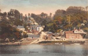 Bodinnick England UK Scenic Waterfront Antique Postcard K98153