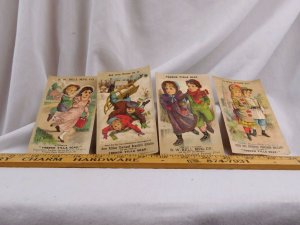 Lot of 4 R.W Bell Mfg. Co French Villa Soap Confectionery Tobacco Cigars F43