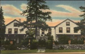 Manchester Bolton CT Villa Louisa Hotel Linen Postcard