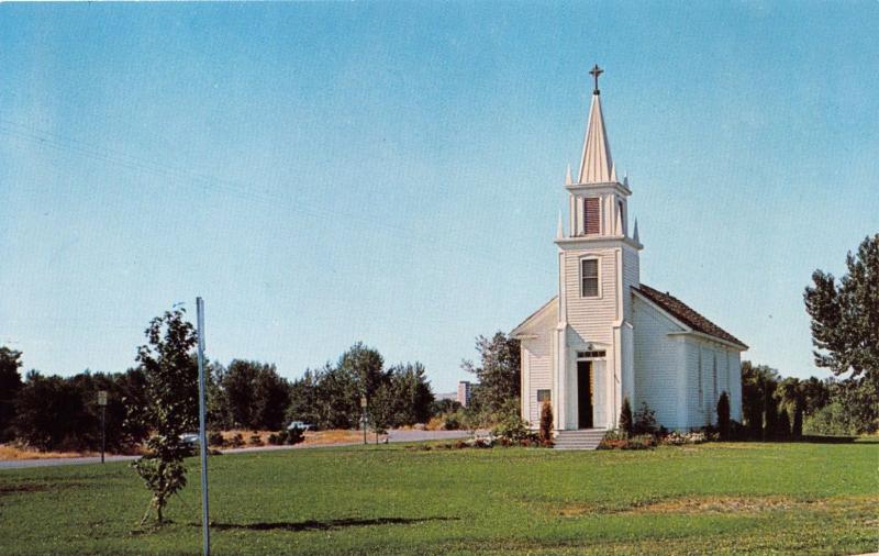 BOISE IDAHO CHRIST CHAPEL BUILT IN 1866~FIRST EPISCOPAL IN IDAHO POSTCARD 1960s