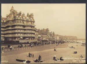 Sussex Postcard - Queens Hotel & Marine Parade, Eastbourne c.1910 (Repro)- T1231
