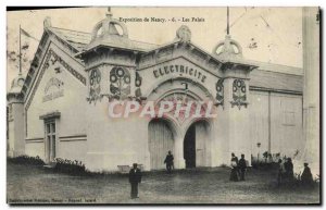 Old Postcard Nancy exhibition Palaces Electricity