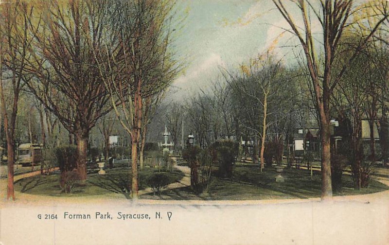 Forman Park  Syracuse NY New York  VTG P66