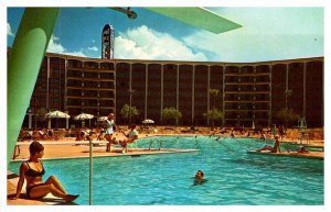 Postcard HOTEL SCENE Las Vegas Nevada NV AQ0590