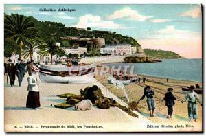 Old Postcard Nice Promenade du Midi Ponchettes