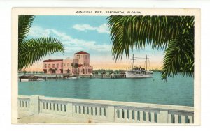 FL - Bradenton. Municipal Pier & Manatee River from Green Bridge