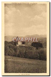 Old Postcard Chateau de Montrottier near d & # 39Annecy castle Site