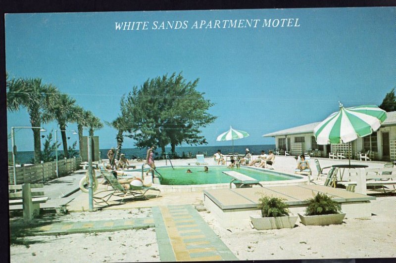 Florida HOLMES BEACH White Sands Apartment Motel, 6504 Gulf Drive - 1950s-1970s