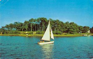 Kipawa Quebec Canada Camp Miwapanee Sailing Vintage Postcard J76335