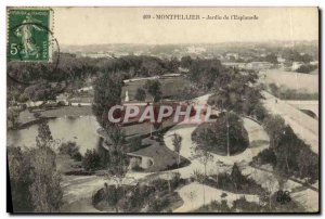 Old Postcard Garden of Montpellier Esplanade