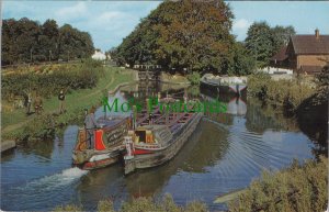 Hertfordshire Postcard - Kings Langley, Grand Union Canal Narrow Boats  RS37218
