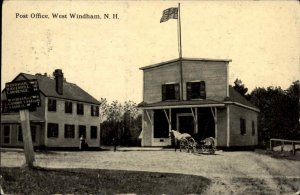 West Windham NH Post Office c1910 Postcard - New Hampshire