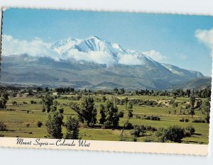 Postcard Mount Sopris, Colorado West, Colorado