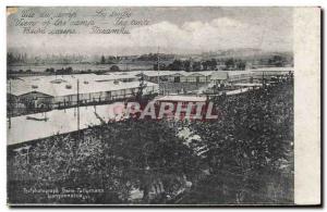 Old Postcard View of the camp tents Army