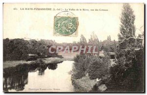 Old Postcard La Haye Fouassiere The Valle de la Sevre Coteaux View