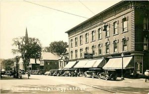 VT, Springfield, Vermont, Main Street, RPPC