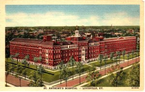 Louisville, Kentucky - The St. Anthony's Hospital - in the 1940s