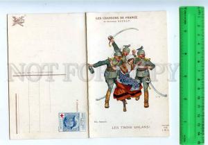 225795 WWI RENUARD Lapin rare old folding Red cross stamp