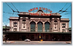 Postcard CO Union Station Denver Colorado Vintage Standard View Card