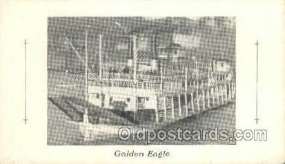 Golden Eagle Steamer, Steam Boat, Steamboat, Ship, Ships, Postcard Post Cards...