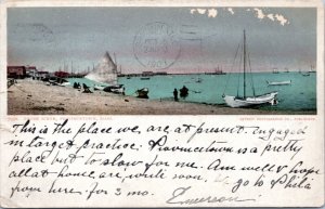 Postcard MA Shore Scene Provincetown 1907