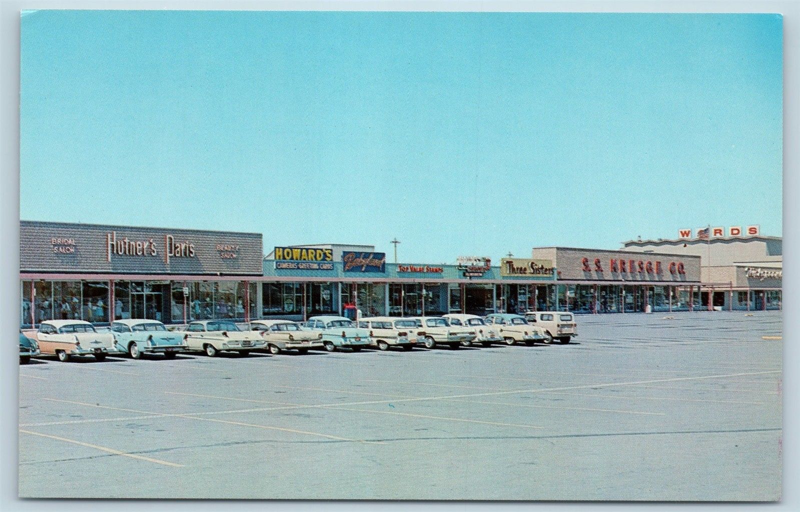 50 Vintage Postcards Capture Shopping Malls of the U.S. in the Mid