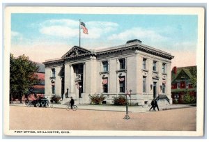 Chillicothe Ohio OH Postcard Post Office Building Exterior View c1920 Unposted