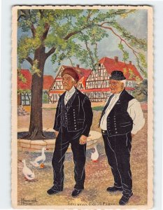 Postcard Environs de Wissembour By Charles Homualk Oberseebach France