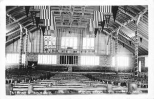 Minneapolis Minnesota~Mission Farms-Tabernacle Interior~Girl @ Piano~1943 RPPC