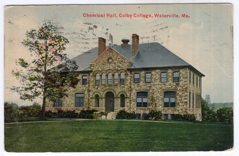 Waterville, Me, Chemical Hall, Colby College