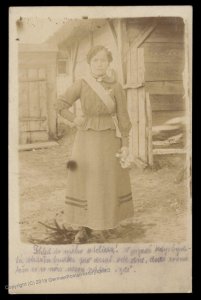 Austria 1918 WWI Feldspital 1005 Czech Nurse RPPC 93606