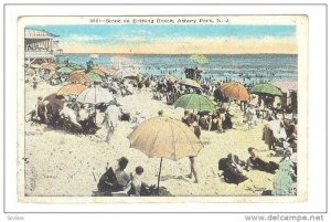 Scene On Bathing Beach, Asbury Park, New Jersey, PU-1923