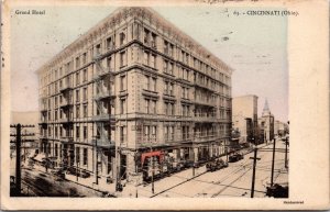 Postcard Grand Hotel in Cincinnati, Ohio