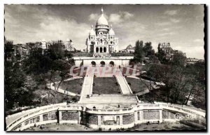 Postcard Old Paris The Basilica of Sacre Coeur in Montmartre