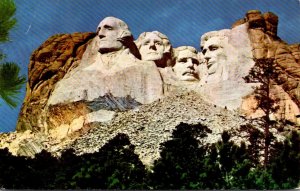 South Dakota Black Hills Mount Rushmore 1958