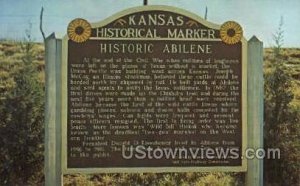 Historical Marker - Abilene, Kansas KS  