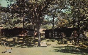 Williams Bay Wisconsin 1950s Postcard George Williams College Camp Cottages