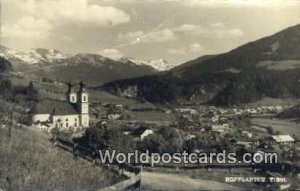 Hopfgarten Tirol Austria 1960 Missing Stamp 