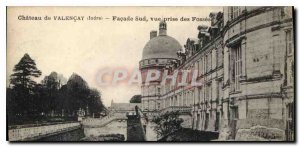 Old Postcard Chateau de Valencay Indre South Facade shooting Fosses