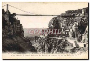 Postcard Old Constantine Corniche and Gateway Sidi m Cid