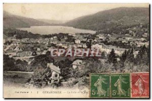Old Postcard Gerardmer City and Lake