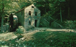 Vintage Postcard 18th Century Grist Mill By Federal Government Norris Tennessee