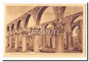 Baalbek Syria Old Postcard The great Arab mosque in the 7th century built wit...