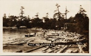 Victoria BC Foul Bay Vancouver Island No. 80 Real Photo Postcard G84