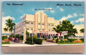 Florida Postcard - The Shorecrest Hotel  Miami Beach