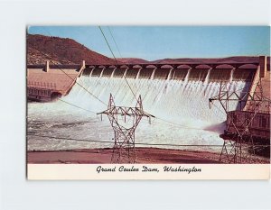 Postcard Grand Coulee Dam, Washington