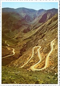 Postcard South Africa - Swartberg Pass - winding bends and mountains