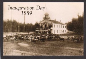 WA Inauguration Day Statehood Capitol Bldg Olympia Washington State Postcard