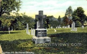 Old Colonial Cemetery in Johnstown, New York